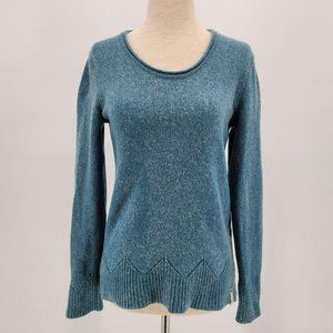 Woolrich Blue Green Knit Sweater Womens XS